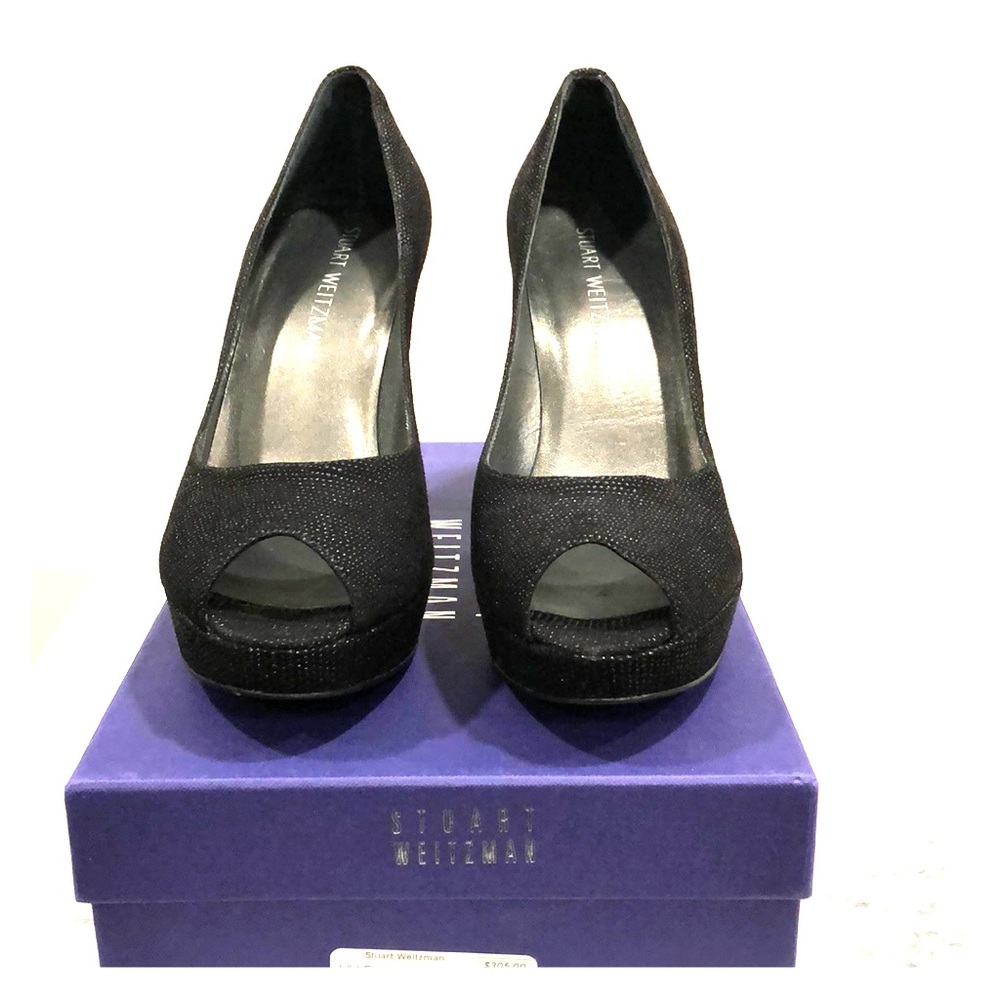Stuart Weitzman Lille blagoo heels 8.5 black